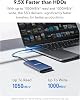 Lexar ES3 Externe SSD 1TB USB 3.2 Gen2 Portable SSD bis zu 1.050 MB/s Lesen 1.000 MB/s Schreiben Tragbare SSD für iPhone15-Serie/Mac/PS5/XBOX/Laptop/PC und Spielkonsole (BLAU)