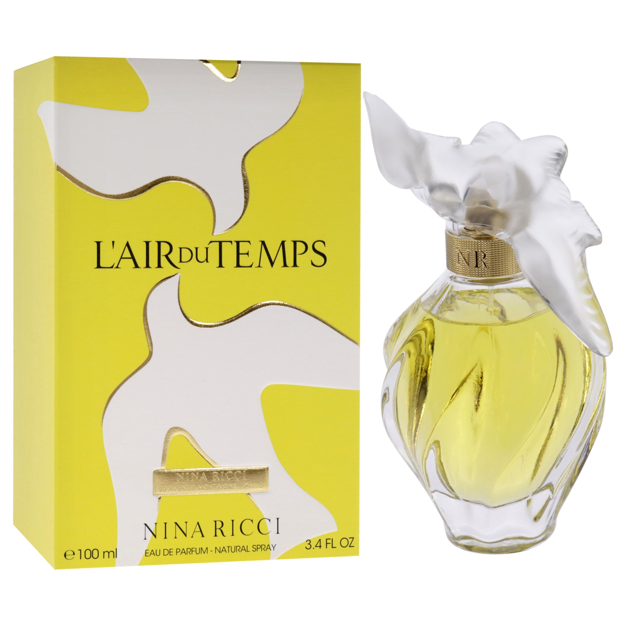 Nina Ricci L'air Du Temps Eau De Parfum Spray, 3.4-Ounce : Amazon