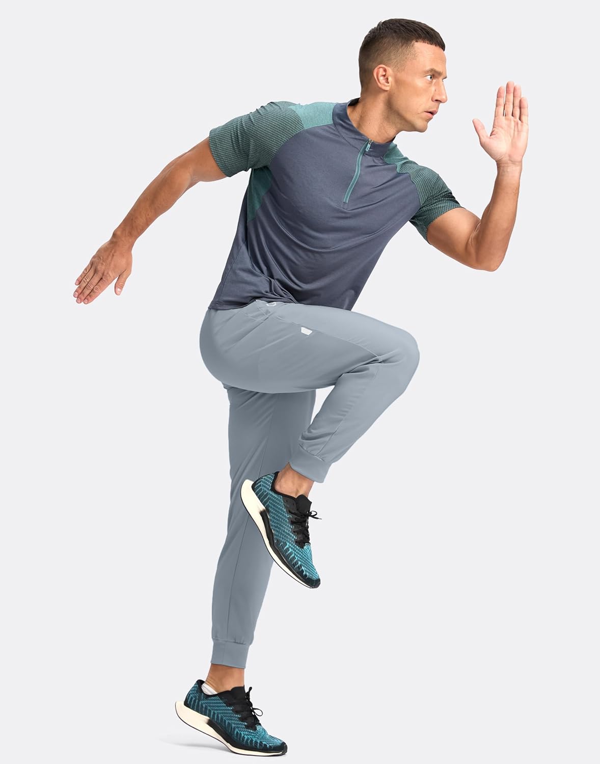 G Gradual Men's Joggers with Zipper Pockets Lightweight Athletic Workout Pants Quick Dry Sweatpants for Men Running Hiking - Image 7