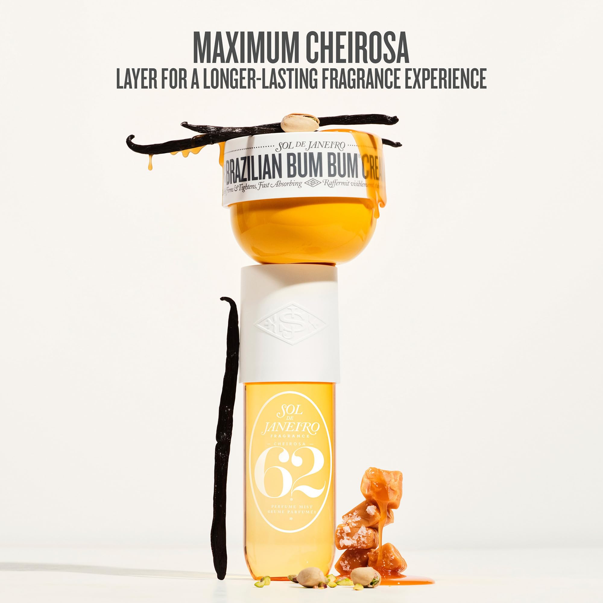 Sol Janeiro Brazilian Bum Bum Cream, para hidratacion | Aroma icónico Cheirosa 62