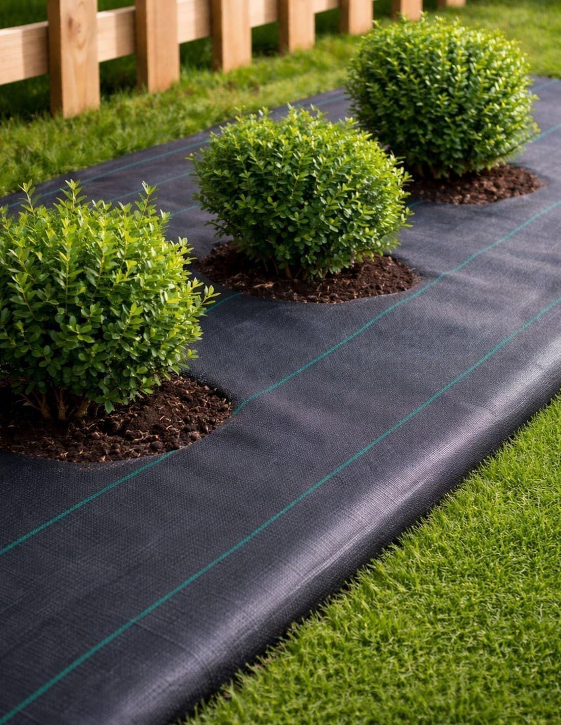 Jardin202 - Malla Antihierbas (Negro) 120gr | Resistente Estabilizada UV | Malla contra Las Malas Hierbas | 2 x 10 m + 20 Anclajes -