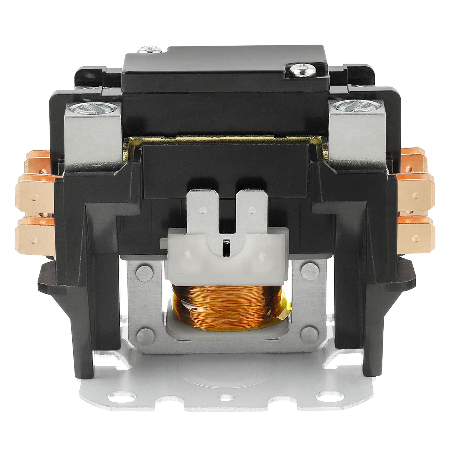 BOJACK 1 Poles FLA 30 Amp Coil 24 VAC Air Conditioner Condenser Compressor Contactor AC Definite Purpose Contactor