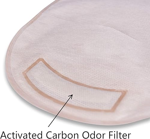 Miniatura 6 de Carbou Bolsas de ostomía, 20 piezas de suministros de colostomía, bolsa de ostomía drenable de una pieza para el cuidado del estoma de ileostomía,