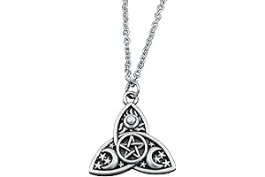 Triple Moon Wiccan Pendant