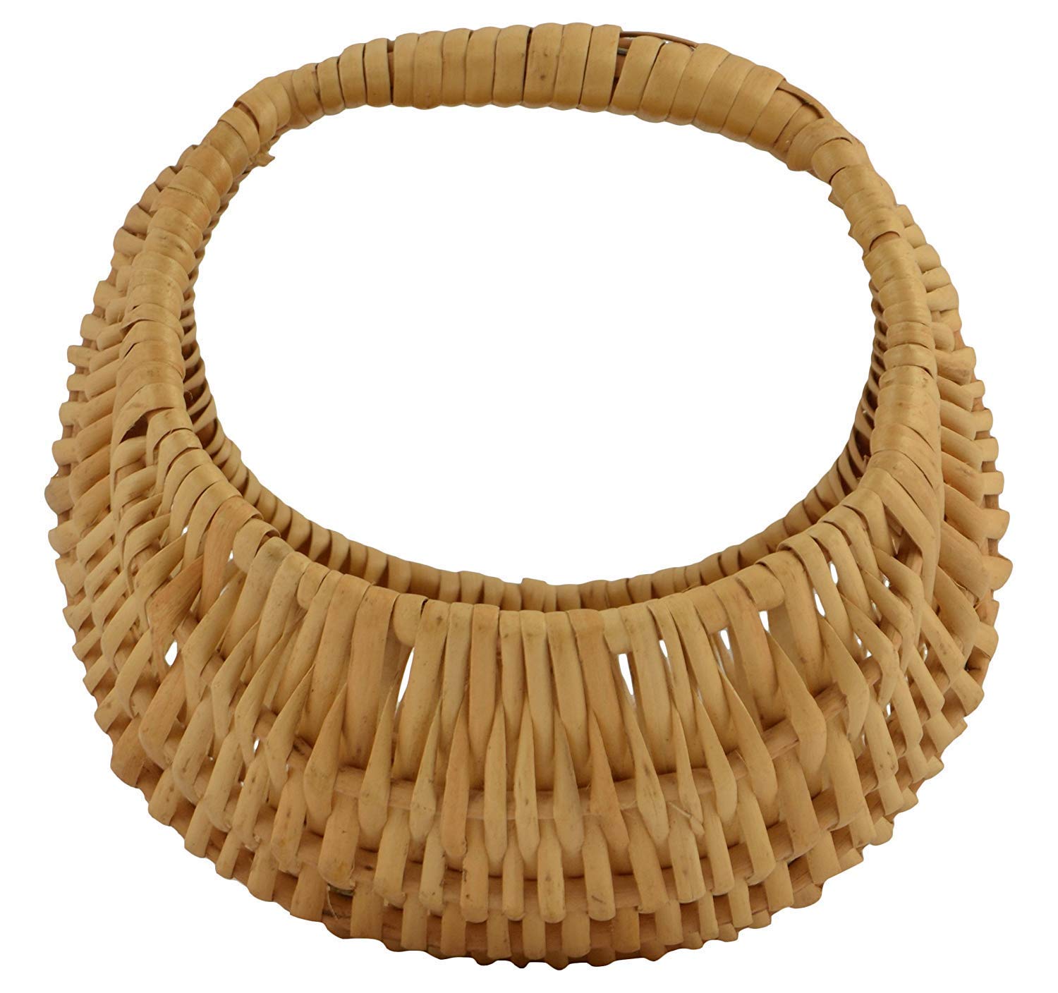 Panier Pooja en canne artisanale de 20x20 cm pour une deco chic