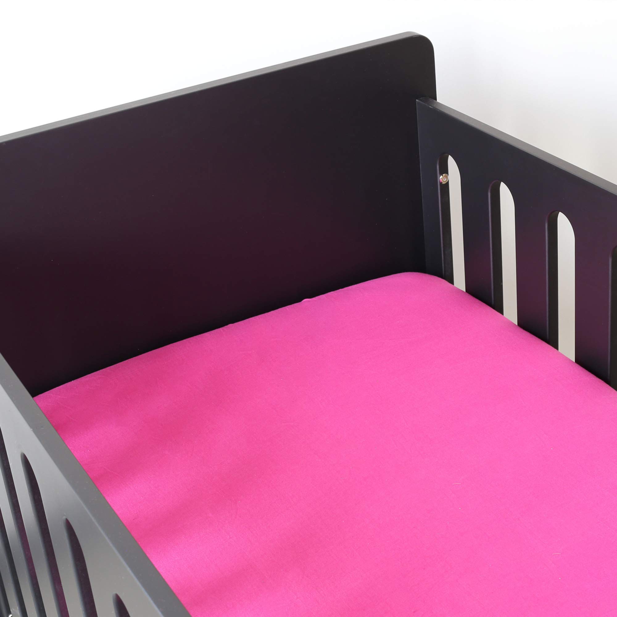 Fitted Sheet 70 x 140 cm Raspberry