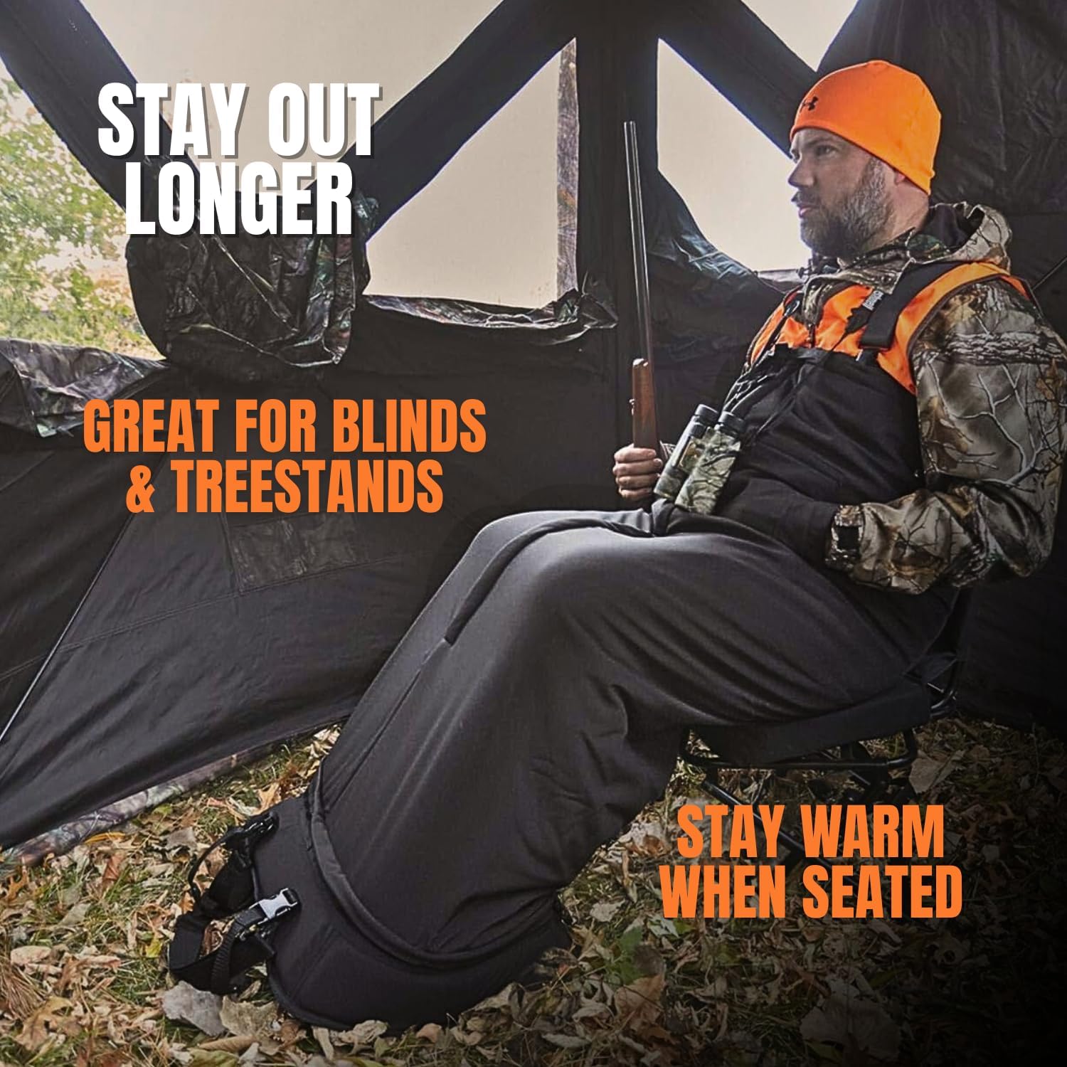 Half in the Bag, Insulated Stadium Style for Outdoor and Hunting Use