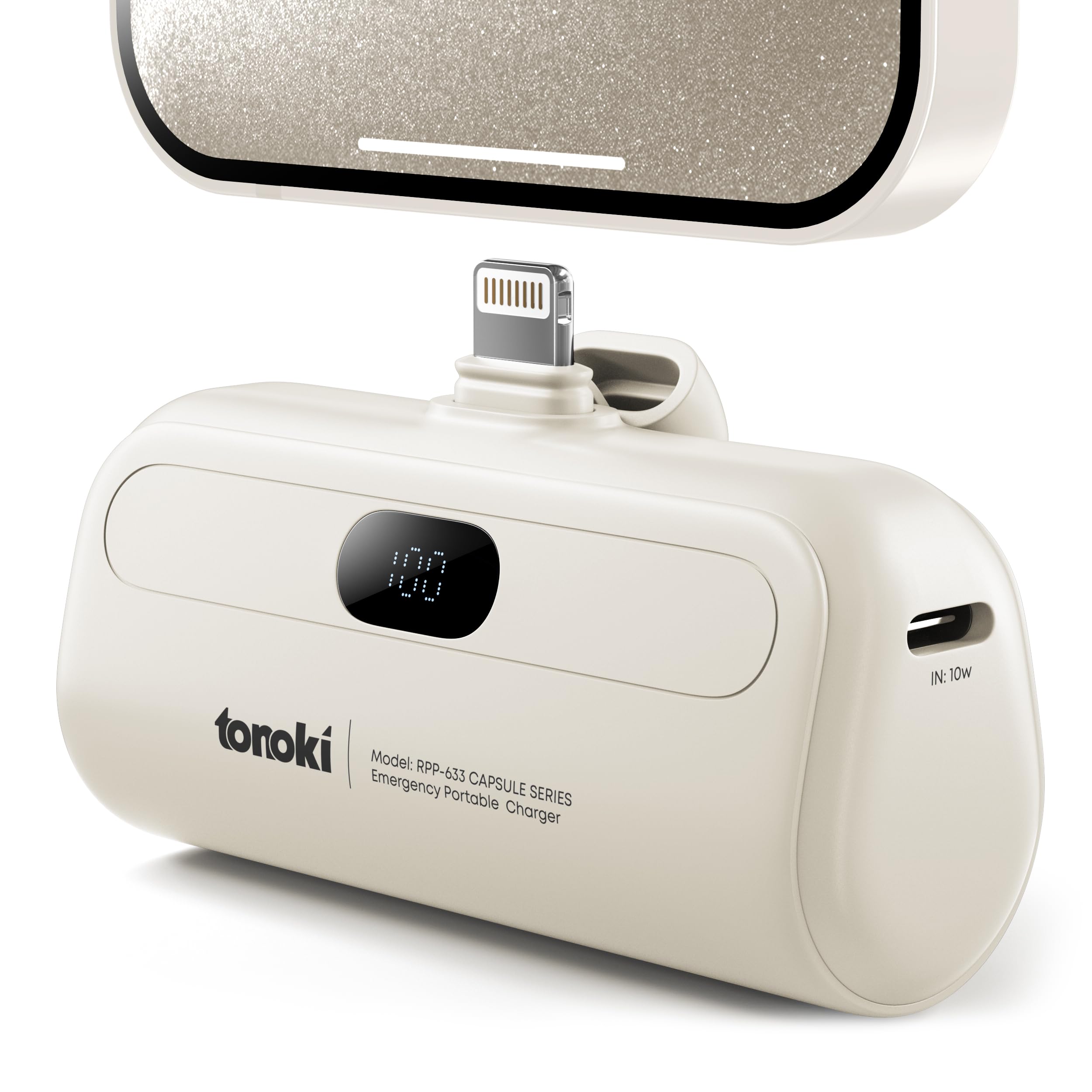 Amazon.com: TONOKI 5000mAh, Compact Lightning Power Bank for