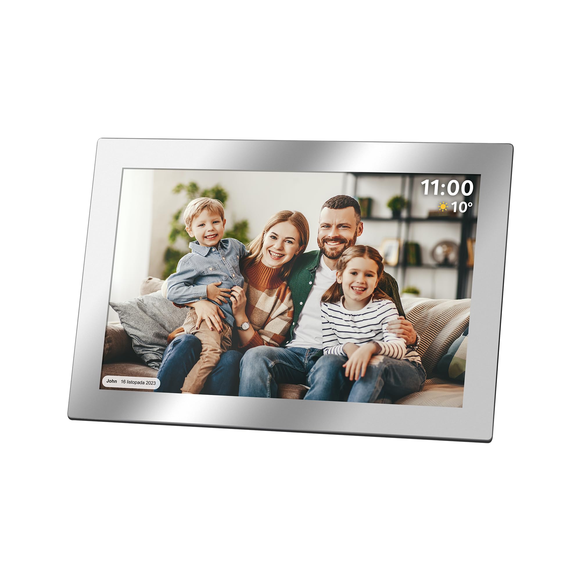 Cornice Digitale Kruger&Matz FRAMEO 10,1” Wi-Fi – Display TFT 1280x800, 16 GB, Con App Per Foto E Video