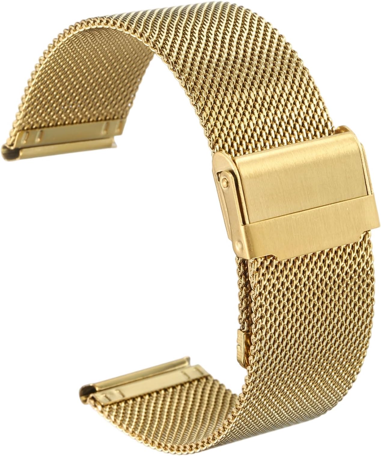 Watch Strap Mesh Watch Straps with Buckle, Quick Release Adjustable Vintage Replacement Strap for Smartwatch Universal Watch Elegant Women Men
