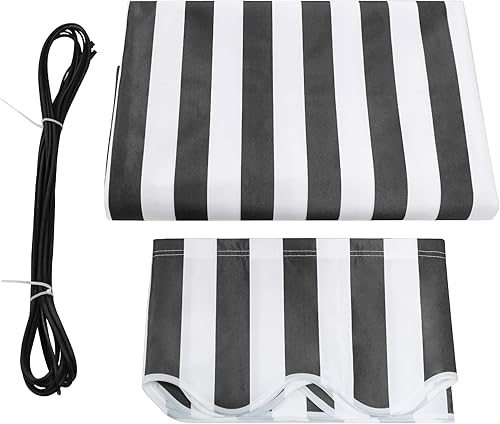 Miniatura 15 de MCombo Toldo de patio de 9.4 x 7.8 pies, tela de repuesto para toldos retráctiles de 9.9 x 7.8 pies (9.4 x 7.8 pies, beige)