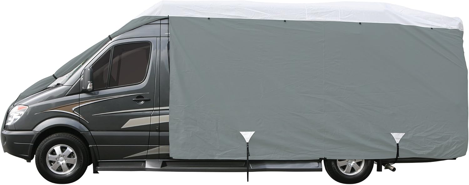Classic Accessories Over Drive PolyPRO3 Deluxe Class B RV Cover, Fits 23' - 25'L x 117"H
