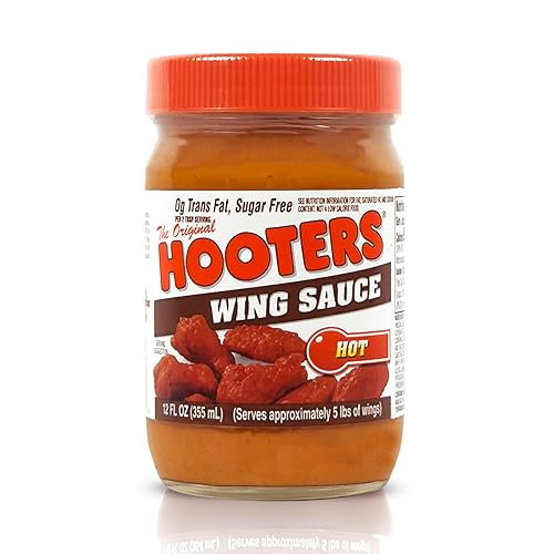 Miniatura 13 de The Original Hooters Salsa de ala mediana – Versátil sabor de calidad de restaurante – Ideal para alitas de pollo, costillas y mariscos