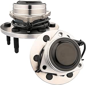 4WD Front Wheel Bearing Hubs For 2007-2013 Chevy Silverado GMC Sierra 1500 Yukon