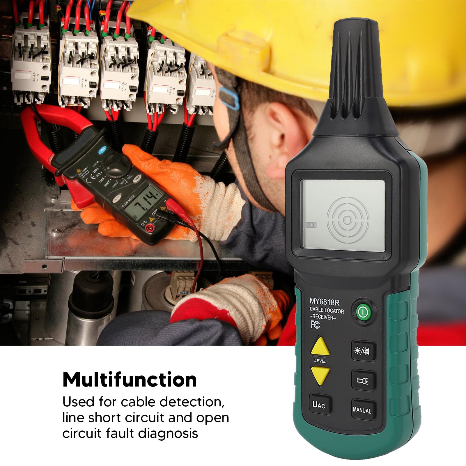 Underground Cable Locator, Seesii UN101 Wire Tracer Detector With - View #9