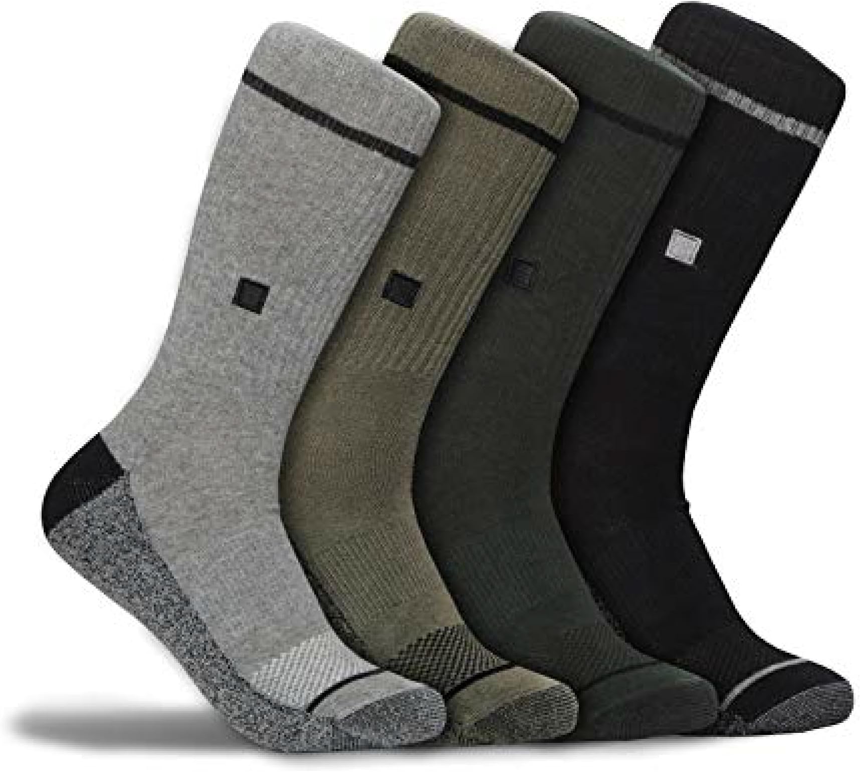 WSX Work & Wear True Fit Impact Cushion Sock | Moisture-Wicking Breathable 360° Support | Comfortable Socks for Men & Women