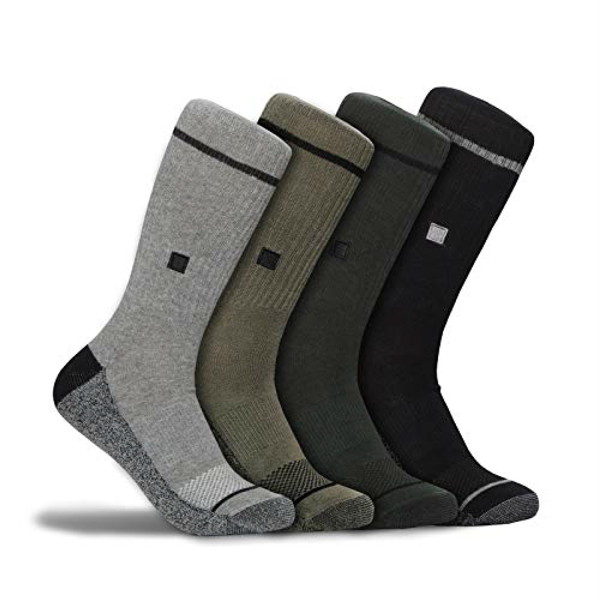 WSX Work & Wear True Fit Impact Cushion Sock | Moisture-Wicking Breathable 360° Support | Comfortable Socks for Men & Women