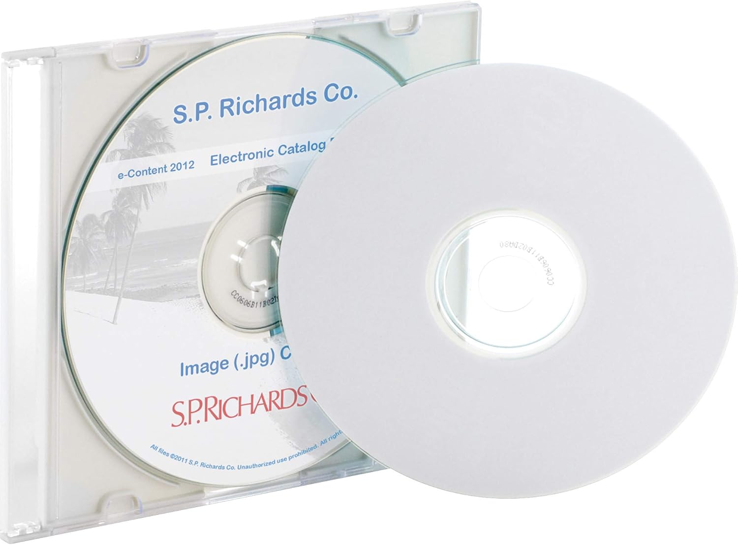 Business Source CD/DVD Labels for Laser and Inkjet Printers - Pack of 100 (26148) : Printer Labels : Office Products