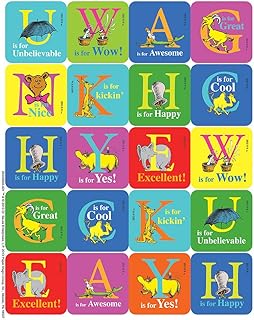 Eureka Dr. Seuss ABC Theme Stickers