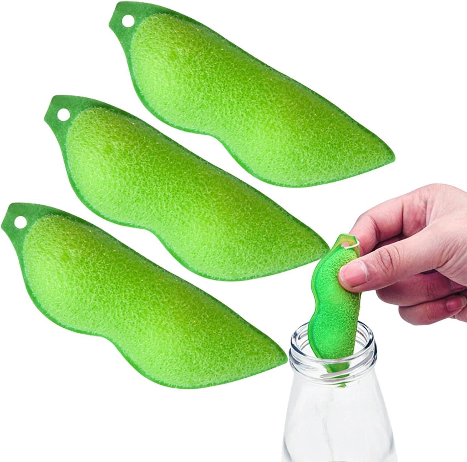 BeansShaped Bottle Cleaning Sponge, Magic Beans Bottle Cleaner