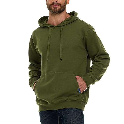 Wrangler Big and Tall Hoodie for Men, Fleece Heavyweight Pullover