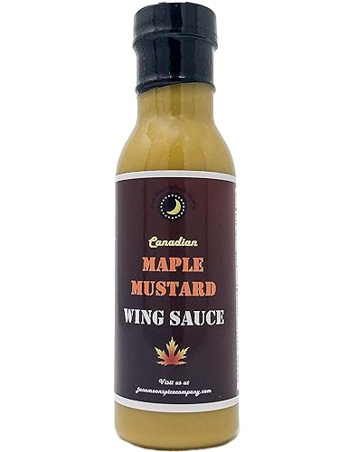 Premium Salsa de mostaza de arce canadiense Sin grasa Sin grasa saturada Sin colesterol Fabricado en pequeños lotes con especias frescas de