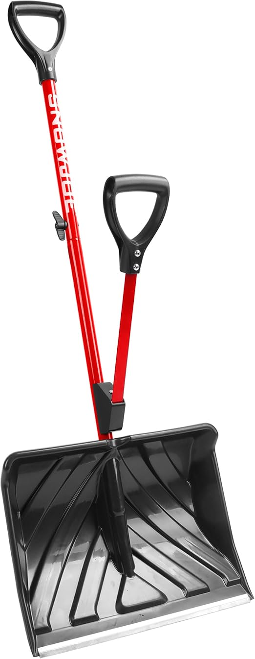 Amazon.co.jp スノージョーSHOVELUTION SJSHLV01RED 18インチストレインリリーフスノーショベル