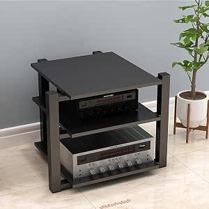 Amazon.com: Fakednss 2/3/4 Tier Av Audio Rack Stereo Stand - Media ...