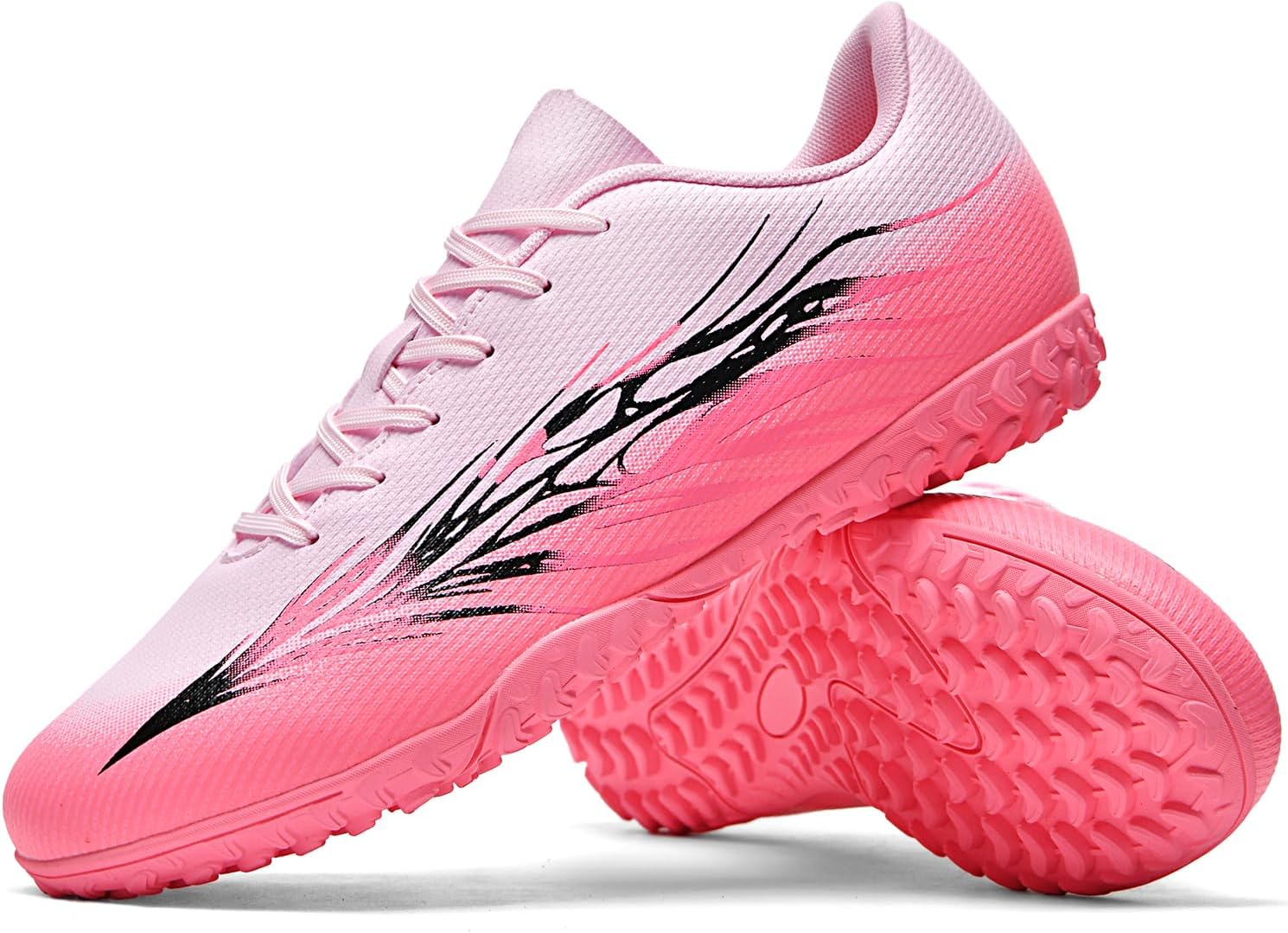 Indoor Soccer Cleats Mens Womens Turf Soccer Cleats Wide Socer Shoes FG AG TF High ...