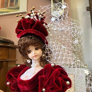 ◆【美品】アンティークフランス人形 専用クリアケース付き ドール ドレス パール Amazon.co.jp: 超美 アンティーク フランス人形 ドール ドレス