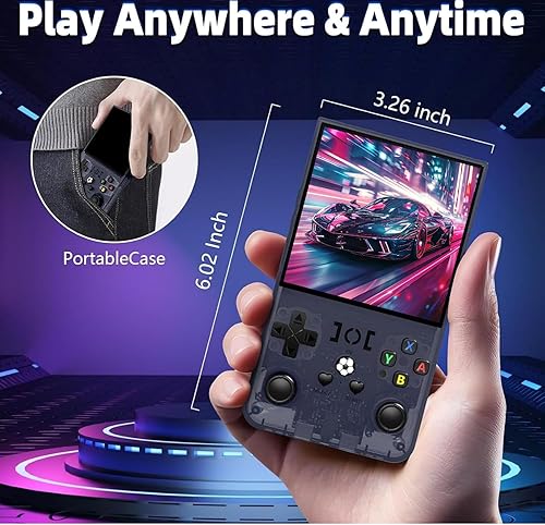 Miniatura 4 de Consola de juegos retro R36MAX (nueva actualización R36S) - Pantalla IPS 4K HD de 4.0 pulgadas, 128 GB precargados más de 22,000 juegos retro,