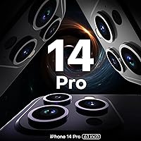 Vista 360 de TAURI Funda magnética 2 en 1 transparente para iPhone 14 Pro, compatible con Magsafe [no amarillenta] con protector de pantalla, protección de grado