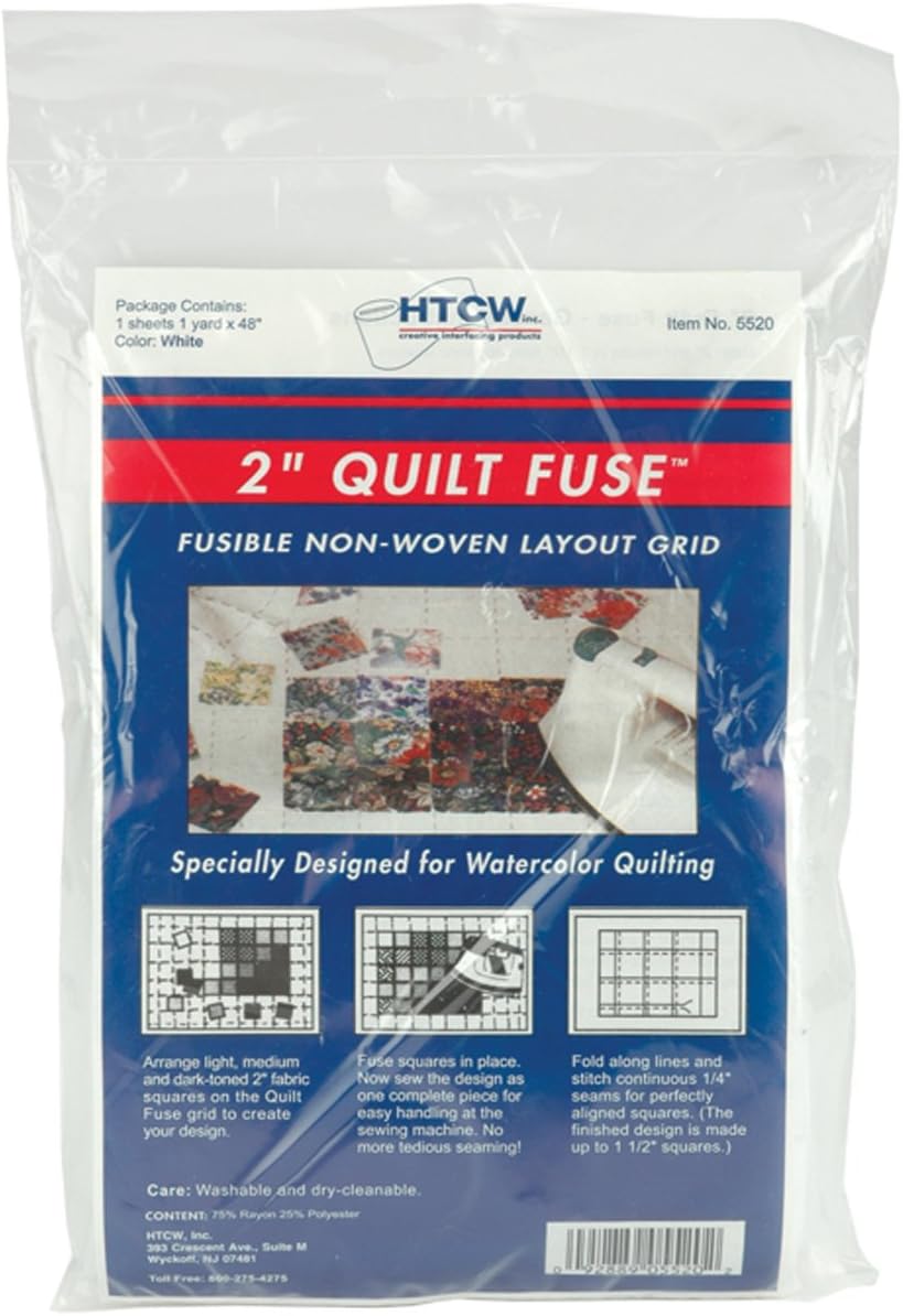 Quilt Fuse Fusible Nonwoven Layout Grid