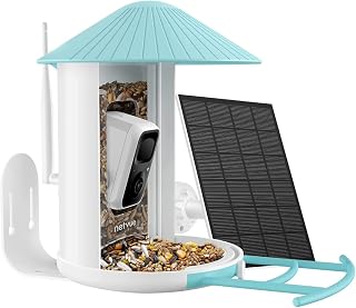 Netvue Smart Bird Feeder with Camera, Bird Watching Camera Auto Capture Bird Video & Notify When Birds Detected, AI Identify Bird Species, Bird House with Camera, Mangeoire Oiseaux Exterieur Birdfy