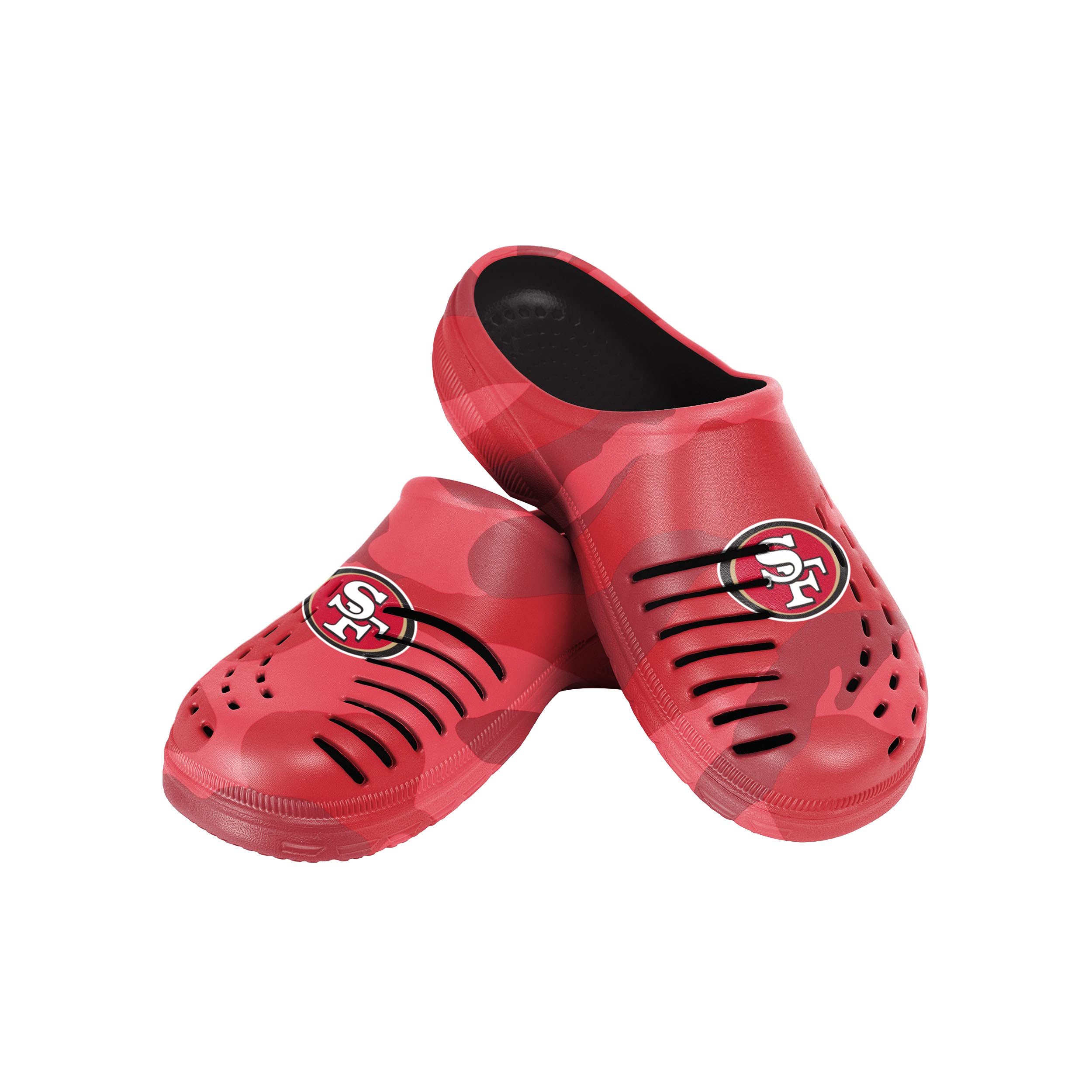 FOCO Men's NFL Team Logo Garden Water Sandals Shoes Slipper Clogs