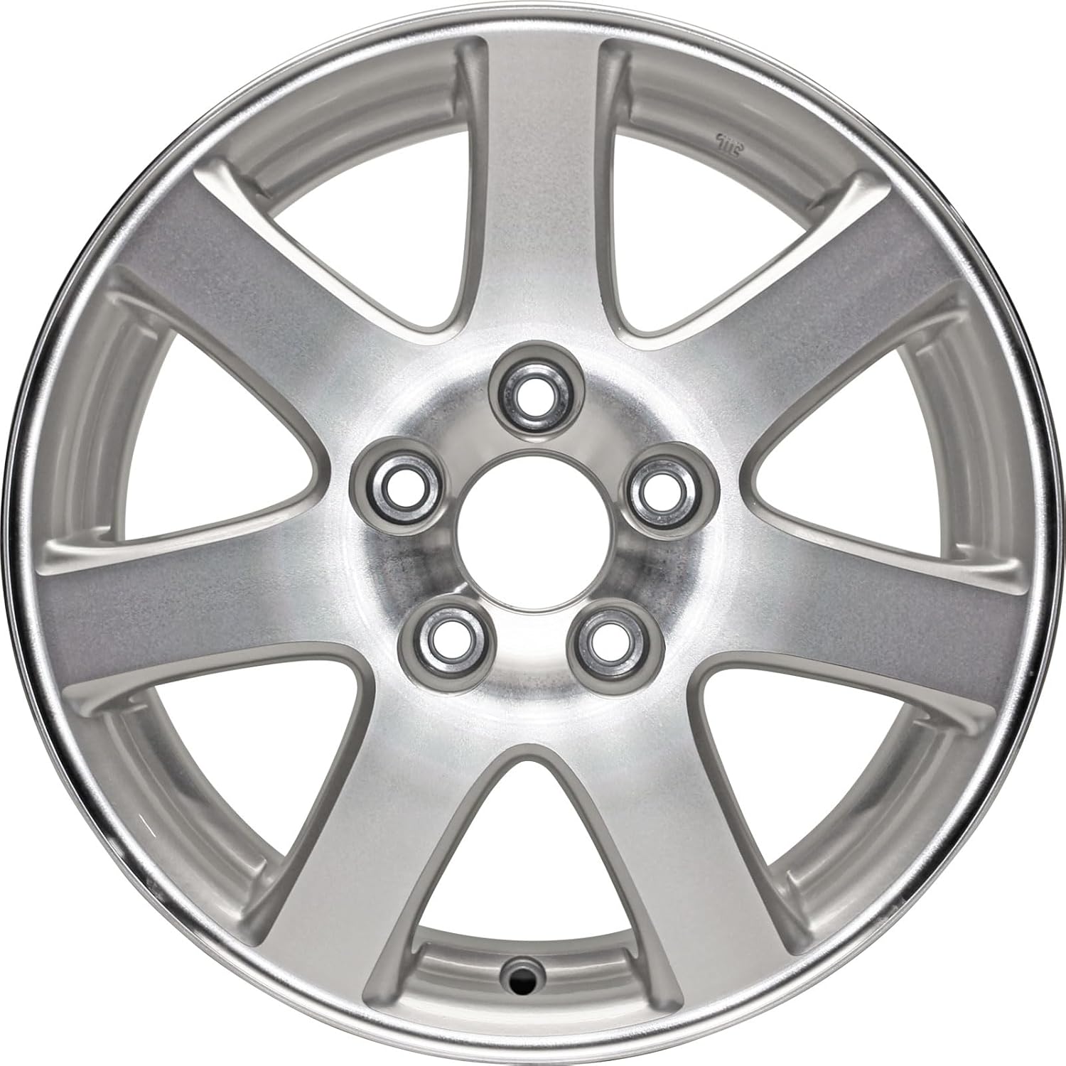 Factory Wheel Replacement New 16x6.5" 16-inch Machined and Silver Aluminum Alloy Wheel Rim for Honda Accord 2004 2005 | ALY64000U10N