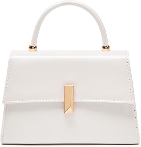Purses for Women Top-Handle Handbag Leather Purses for Women Trendy Evening Clutch Purse Anti Theft Tote Purse