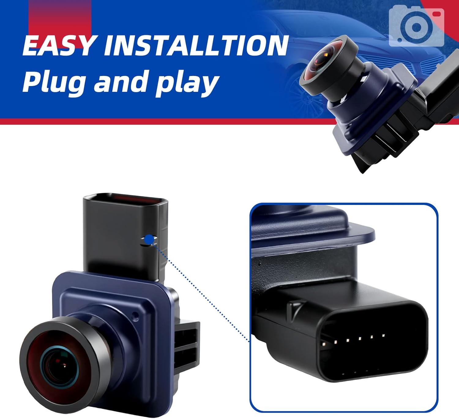 Backup Camera Compatible with 2013 2014 2015 2016 Lincoln MKZ Rear View Camera Replaces # EP5Z-19G490-A EP5Z19G490A DP5Z-19G490-A DP5Z19G490A