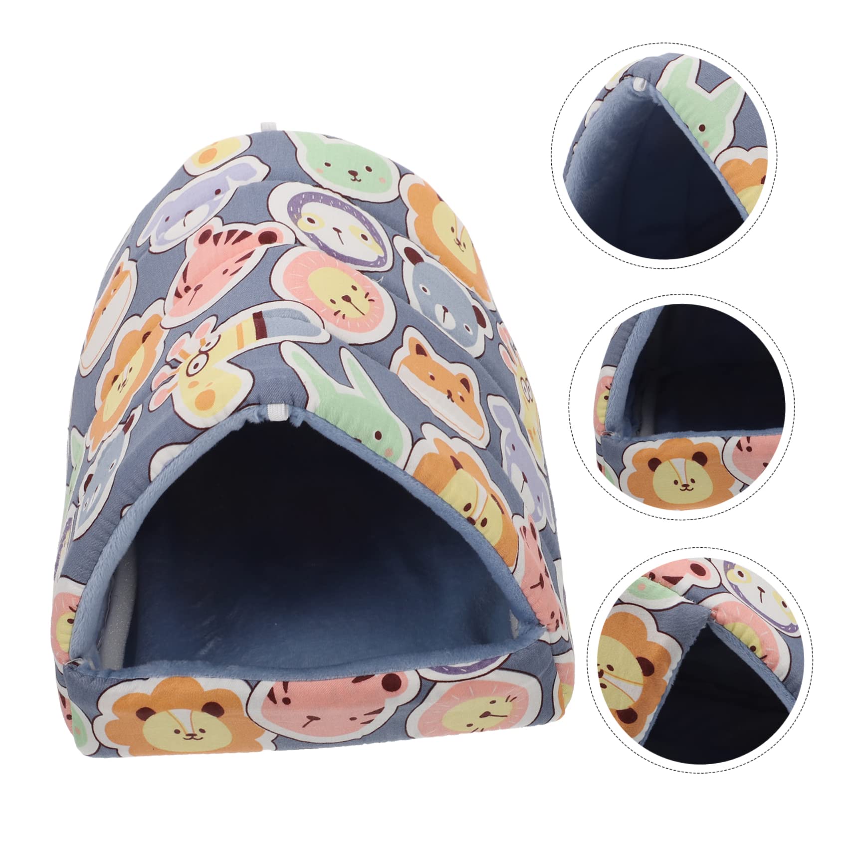 Mipcase 4stücke Plüschbett Für Kleine Haustiere Winterhamster Nest Atmungsaktive Und Bequeme Schlafgelegenheit Für Hamster Kaninchen Und Andere Kleintiere Für Optimalen Und Erholsamen