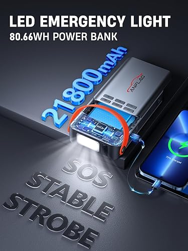 Miniatura 5 de Arrancador de coche 8 en 1 con compresor de aire, pico de 5500 A, inflador de neumáticos de 150 PSI, banco de energía portátil de 12 V, pantalla LCD