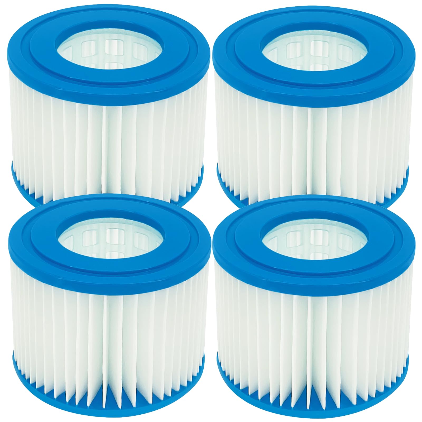 Jvfnxpm Spa Filters for Wave Hot Tub Filter Cartridges Spa Atlantic Pacific Atlantic Plus California & Rome hot tubs Purchased in 2020 & Later - 4 Pack
