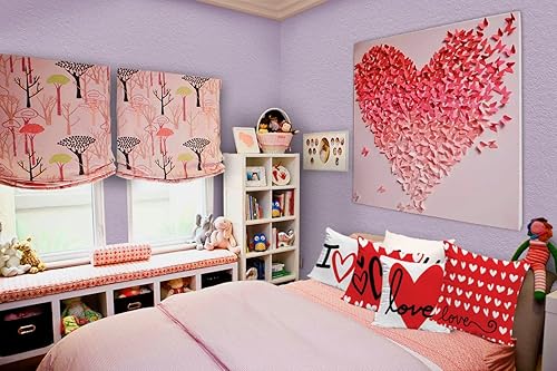 Miniatura 2 de Juego de 4 fundas de almohada decorativas para el día de San Valentín de 18 x 18 pulgadas fundas de cojín decorativas de arpillera con corazón para