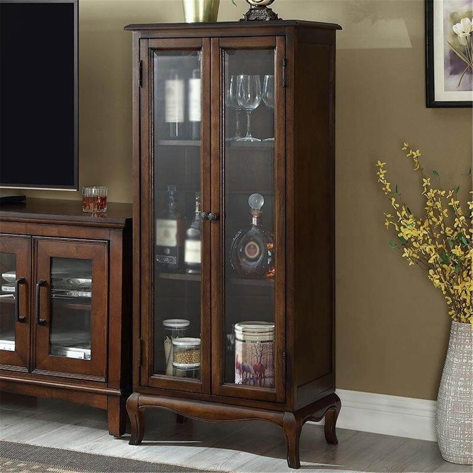 Armoire à vin en Verre à Double Porte, vitrine for la Maison