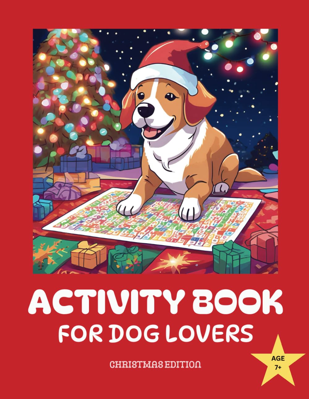Activity book for dog lovers - Christmas edition