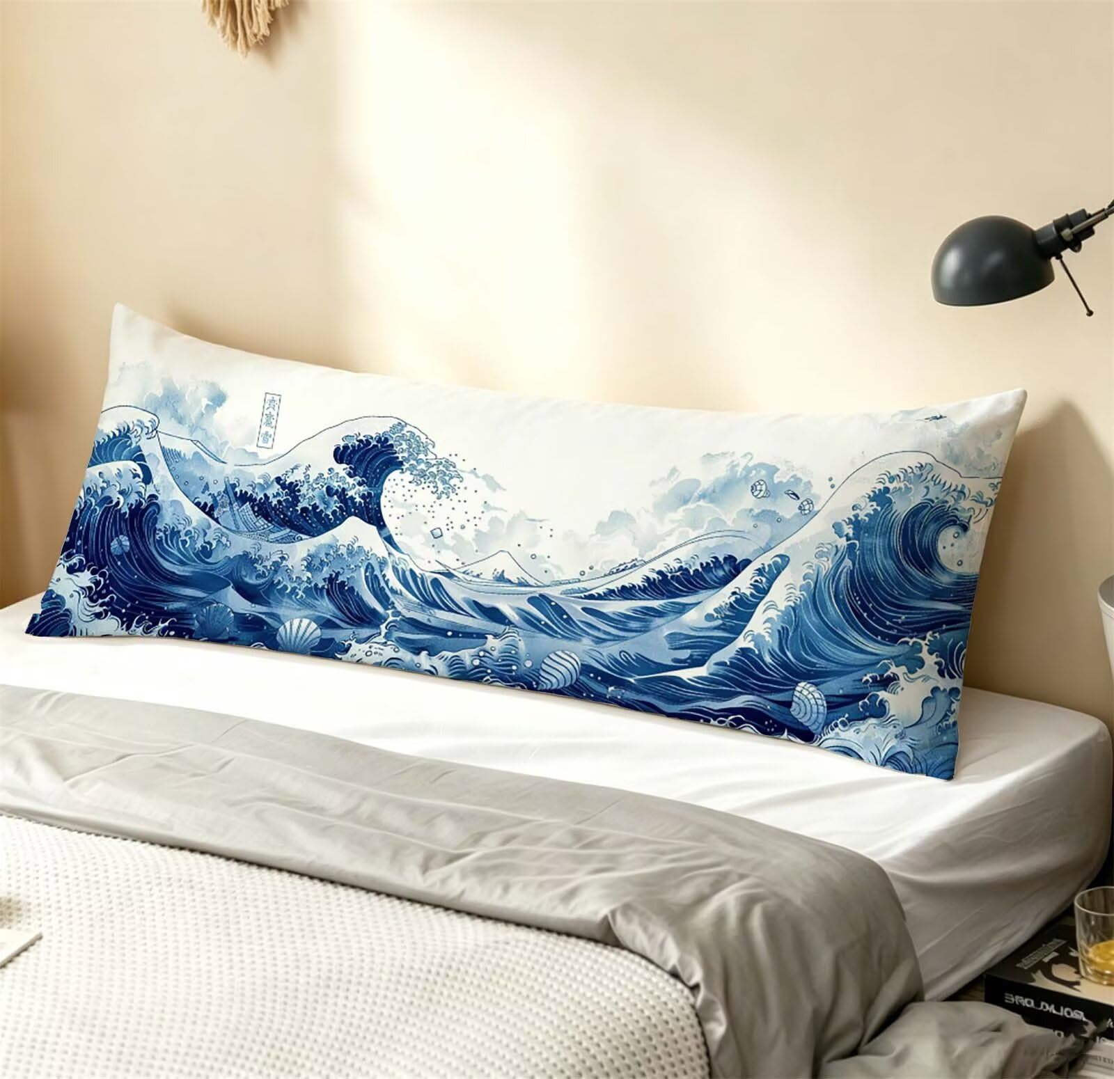 Fodera Cuscino 50 x 150 cm, Blu-7 Velluto Cuscini per Divano Letto, | con Invisibile Cerniera, Morbida e Traspirante, per biancheria da letto, divano, hotel, chi dorme sul fianco Hailang-2 j-329