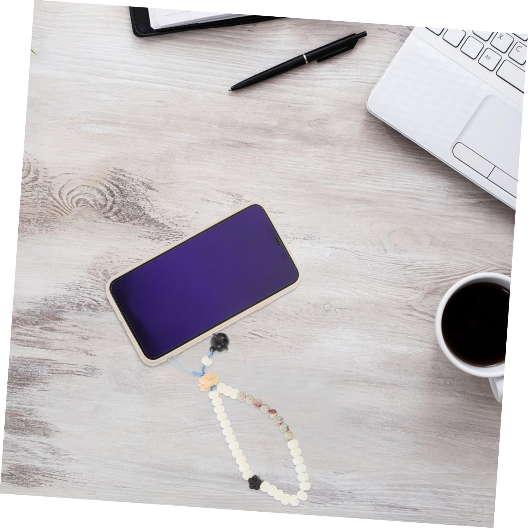 Uonlytech Cadena De Teléfono Móvil Colgante Pulsera De Teléfono Correa De Teléfono De Estilo Chino Cuerda De Muñeca Llavero Retro Cable A Boom Correa De Muñeca Del Teléfono Cordones Cuentas