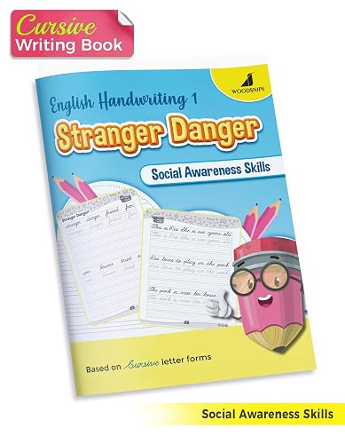 English Handwriting Practice | English Cursive Writing Book 1 - Stranger Danger Story Writing for Kids | Includes Activities, Join Dots, Tracing, Maze [Paperback] Dr. Pooja Birwatkar;Debbie Sen