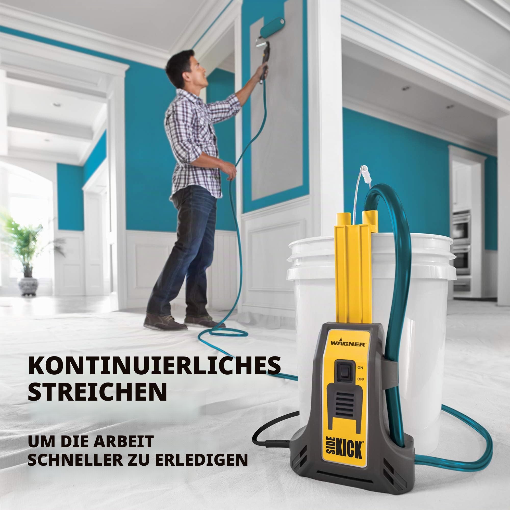 Wagner Spraytech Roller, mehrfarbig, Smart Sidekick V2