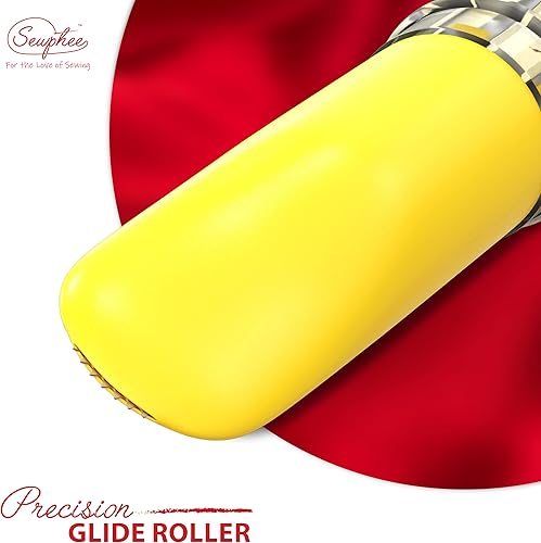 Miniatura 2 de Sewphee Marcadores de tela lavables para coser 2 unidades  Marcador de tiza de costura amarillo y blanco para un marcado detallado  Marcadores