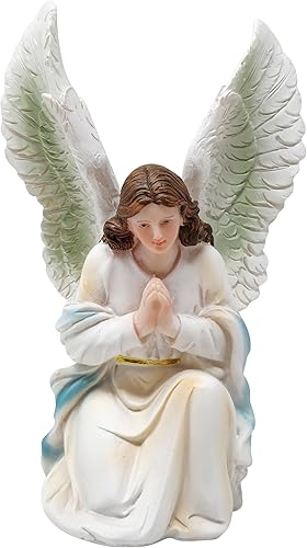 Miniatura 1 de DVDMATINEMOVIES - Estatua de resina de ángel de la guarda, varios tamaños, Ángel Custodio, decoración del hogar, eventos, iglesia, regalo católico,